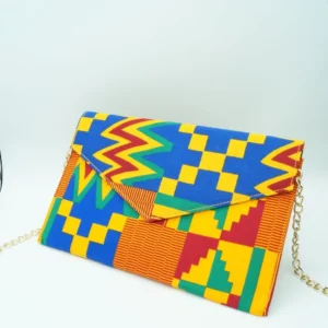 Pochette africaine en wax - Néfertiti